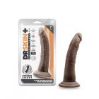 Dr. Skin Plus 7 In. Posable Dildo Chocolate Sex Toy Product