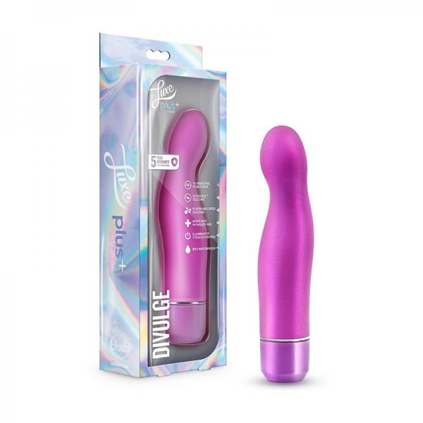 Luxe Plus Divulge Silicone Vibrator Purple