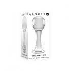 Gender X The Baller Round Glass Plug Sex Toy Product