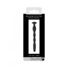 Ouch! Urethral Sounding - Silicone Cock Pin - Black - 11 Mm Sex Toy Product