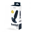 Vedo Twist Rechargeable Silicone Vibrating Anal Plug Black Sex Toy Product