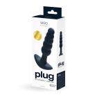 Vedo Plug Rechargeable Silicone Vibrating Anal Plug Black Sex Toy Product