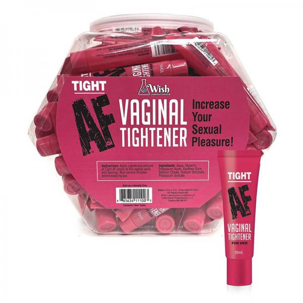 Tight Af Vaginal Tightener Cream 65-piece Fishbowl Display Sex Toy Product