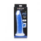 Lollicock Glow-in-the-dark 7 In. Silicone Dildo Blue Sex Toy Product