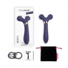 Love To Love Fireball Rechargeable Dual Ended Silicone Body Massager & Vibrator Midnight Indigo Sex Toy Product