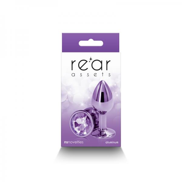 Rear Assets Metal Anal Plug Small Purple Sex Toy Product