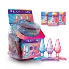 Blush Play With Me Jolly Plug 24-piece Fishbowl Display Sex Toy Product