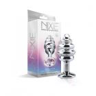 Nixie Ribbed Metal Butt Plug Honey Dipper Medium Sex Toy Product