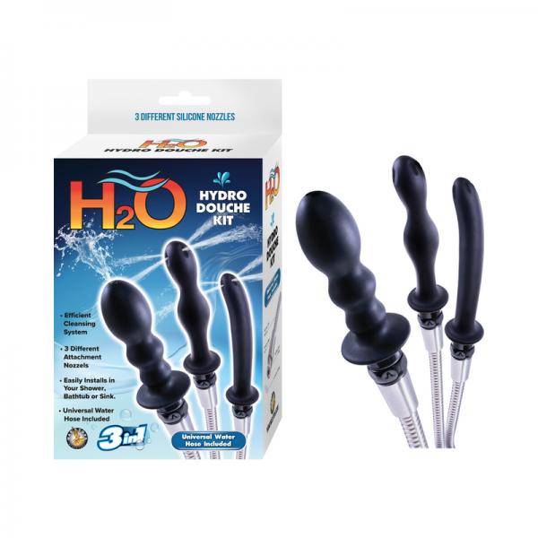 H2o Hydro Douche Kit Black Sex Toy Product