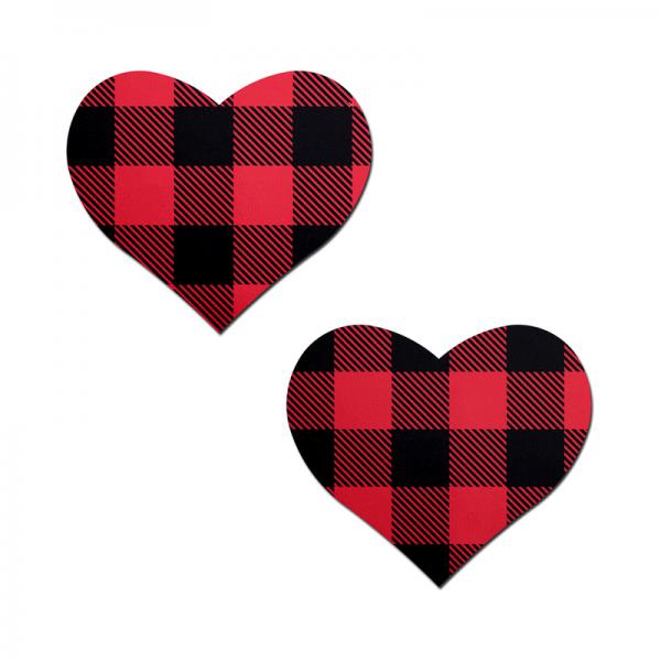 Pastease Premium Holiday Hearts - Plaid