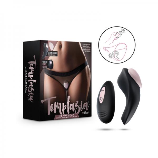 Temptasia Heartbeat Panty Vibe With Remote Pink