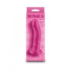 Royals Charlie 5 In. Metallic Curved Dildo Pink Sex Toy Product