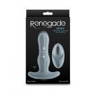 Renegade Gemini Thrusting Anal Plug With Remote Gray Sex Toy Product