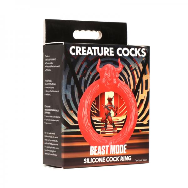 Creature Cocks Beast Mode Silicone Cock Ring Image 2