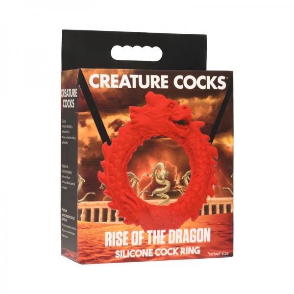 Creature Cocks Rise Of The Dragon Silicone Cock Ring Image 2