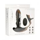 Thunder Plugs 10x Thrusting Silicone Vibrator With Cock & Ball Strap & Remote Sex Toy Product