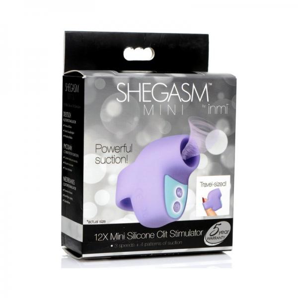 Shegasm Mini 12x Mini Silicone Clit Stimulator Purple Image 2