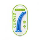 Me You Us 6 In. Curved Silicone Dildo Blue Sex Toy Product