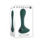 Gender X You Gotta Stick It Rechargeable Vibrating Anal Plug Silicone Teal Sex Toy Product