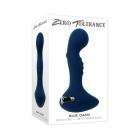 Zero Tolerance Blue Oasis Rechargeable Vibrating Prostate Vibrator Silicone Blue Sex Toy Product