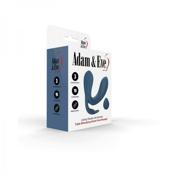 Adam & Eve Licking Vibrator With Remote Sex Toy Product