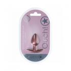 Ouch! Smooth Silicone Anal Plug Small 2.6 In. Rose Gold Sex Toy Product
