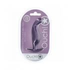 Ouch! Smooth Silicone P-spot Anal Plug 4.6 In. Metallic Purple Sex Toy Product