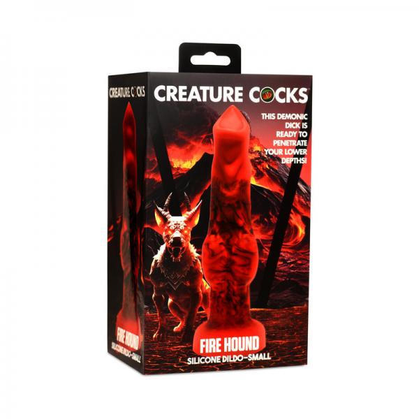 Fire Hound Silicone Dildo - Small