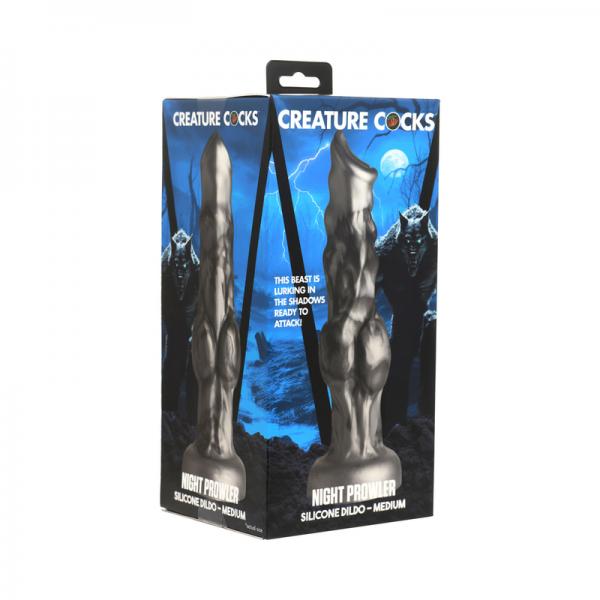 Night Prowler Silicone Dildo - Medium