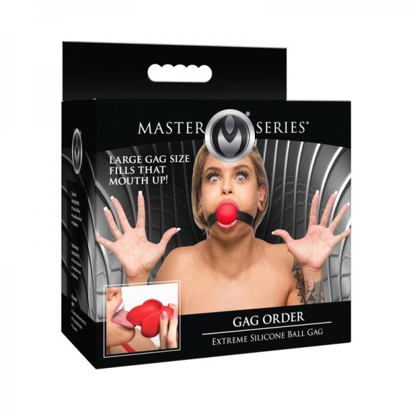 Gag Order Extreme Silicone Ball Gag