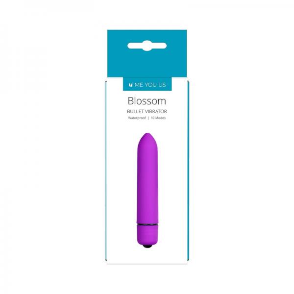 Me You Us Blossom 10 Mode Bullet Vibrator Purple