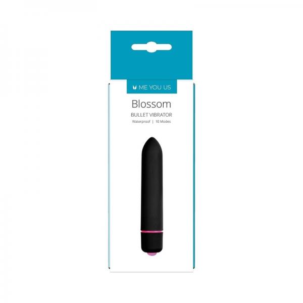 Me You Us Blossom 10 Mode Bullet Vibrator Black