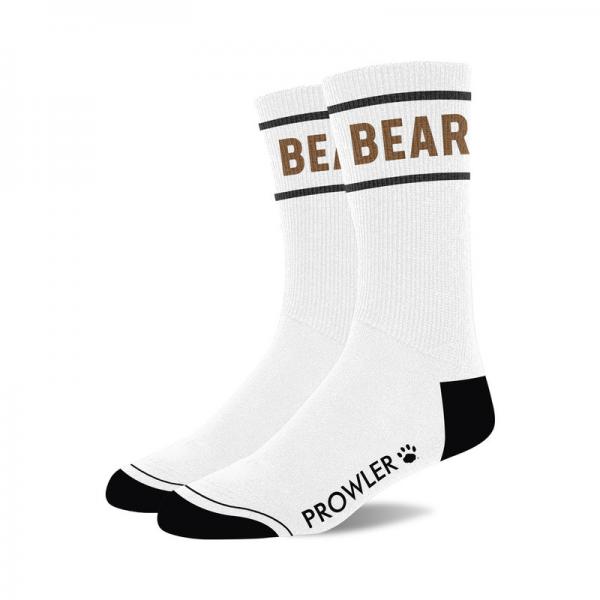 Prowler Red Bear Socks Wht/brn