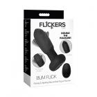 Flickers Bum Flick Flicking & Vibrating Silicone Butt Plug With Remote Sex Toy Product