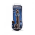 Fleshstixxx 10 In. Silicone Dildo With Balls Dark Sex Toy Product