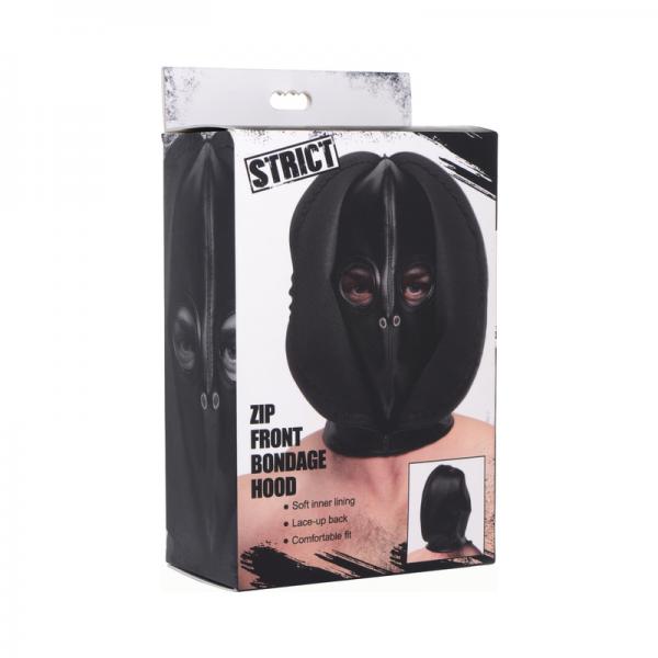Zip Front Bondage Hood