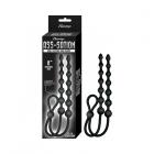 Ass-sation Dual Silicone Anal Beads Black Sex Toy Product
