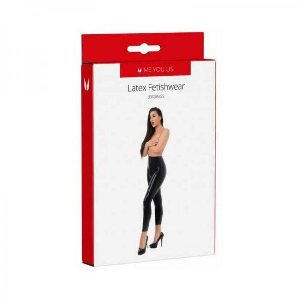 Myu Latex Leggings Md Black