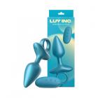 Luv Inc. Cr82: Cone Ring Luv Plug Metallic Blue Sex Toy Product