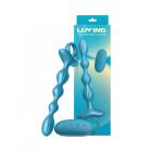 Luv Inc Gr41: Grooved Ring Luv Beads Metallic Blue Sex Toy Product