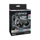 Fantasy C-ringz Remote-controlled Vibrating Cock Blocker With Ass-gasm Plug Black Sex Toy Product