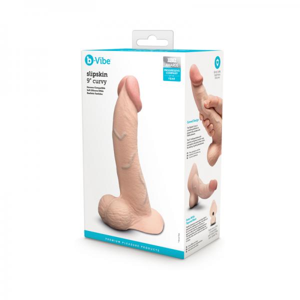 B-vibe Slipskin Dildo Curve 9 Crm