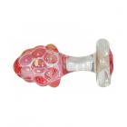 Crystal Delights Pineapple Delight Plug With Gem Pink Sex Toy Product