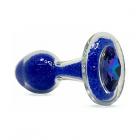Crystal Delights Sparkle Plug Blue Sex Toy Product