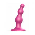 Strap-on-me Dildo Plug Beads Small Raspberry Sex Toy Product