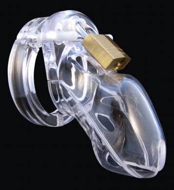 Cb-3000 Male Chastity Device 3 inch Clear Cock Cage Sex Toy Product