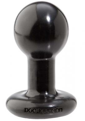 Round Butt Plug Small Black Sex Toy Product