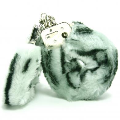 Plush Love Cuff Zebra Sex Toy Product