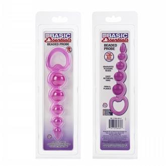 Basic Essential Beaded Probe - Pink Sex Toy Product