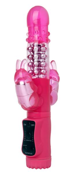 Triple Pleasure Rabbit Vibe With Anal Stimulator Sex Toy Product